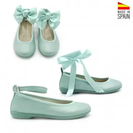 bailarina verde agua niña