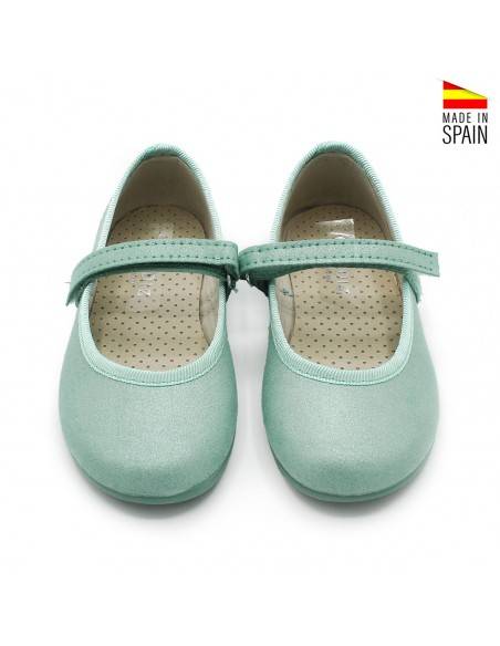 zapatos de vestir para niña verdes