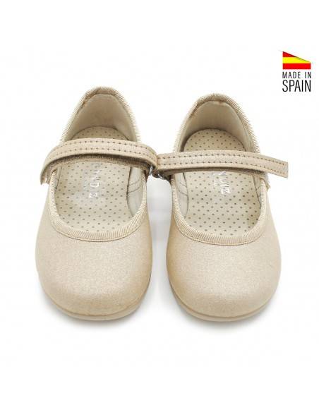 zapatos de vestir para niña beige