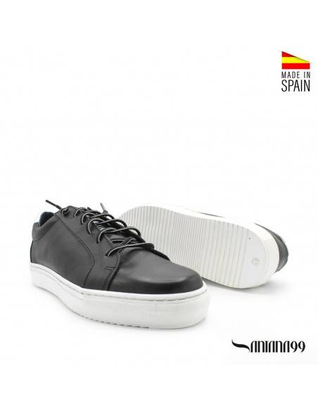 deportivas casual negras