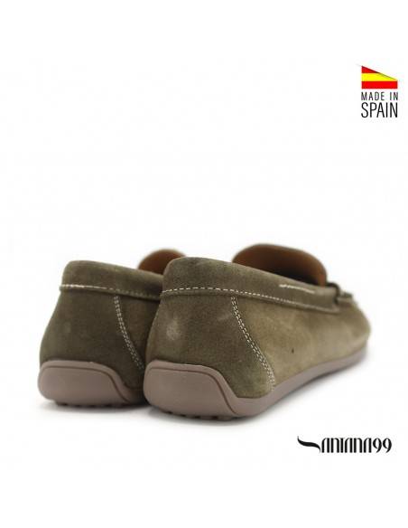 MOCASIN VERDE  HOMBRE