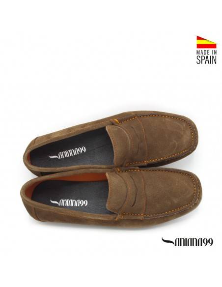 mocasines hombre marrones