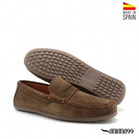 mocasines antifaz marrón