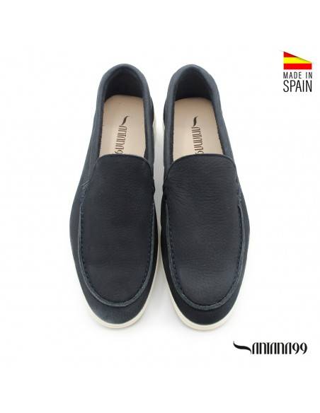 zapatos verano hombre azul marino
