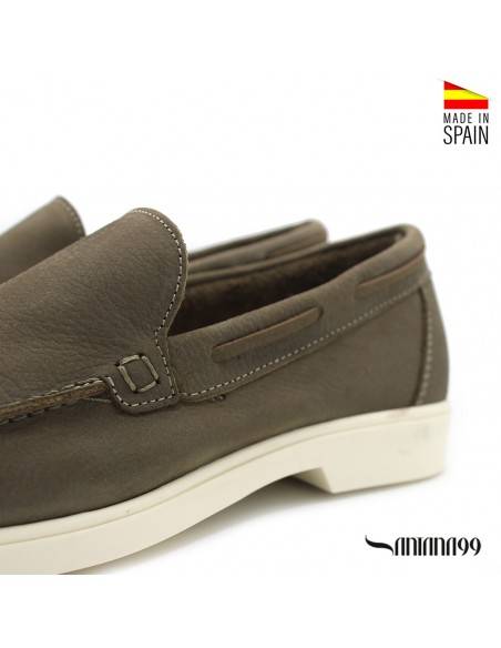 mocasín de verano para hombre verde