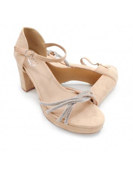 sandalias tacon talla grande