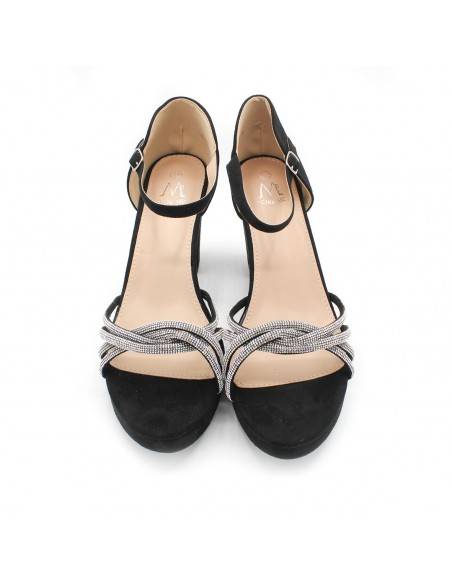sandalias tacon talla grande