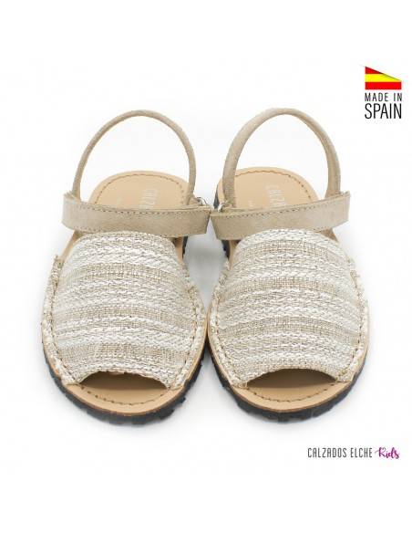 menorquinas lino beige