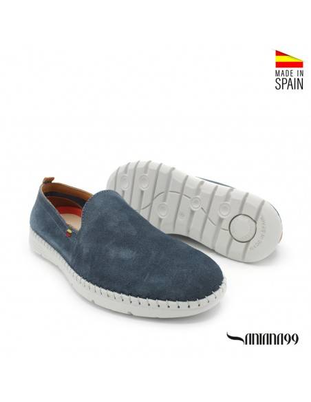 alpargata piel hombre