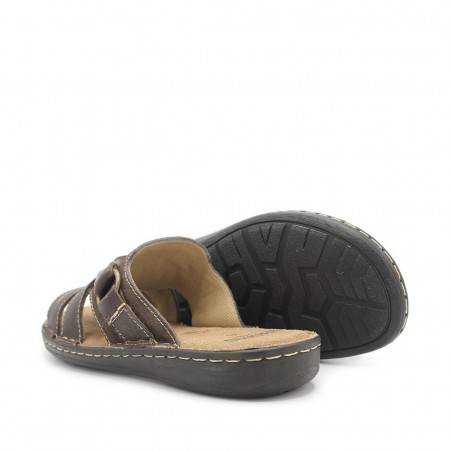 chancla de cuero para hombre