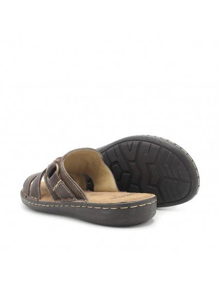 chancla de cuero para hombre