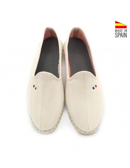 alpargatas hombre beige