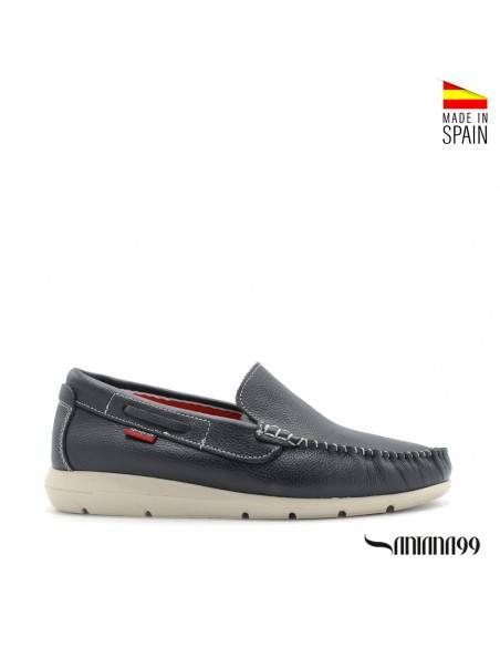 MOCASINES CÓMODOS DE HOMBRE azul marino