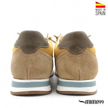 ZAPATILLA HOMBRE CASUAL AMARILLAS