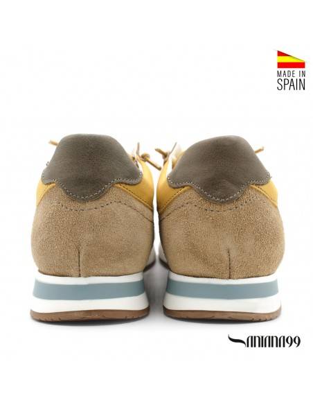 ZAPATILLA HOMBRE CASUAL AMARILLAS