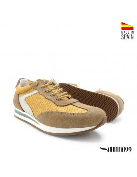 ZAPATILLAS HOMBRE AMARILLAS
