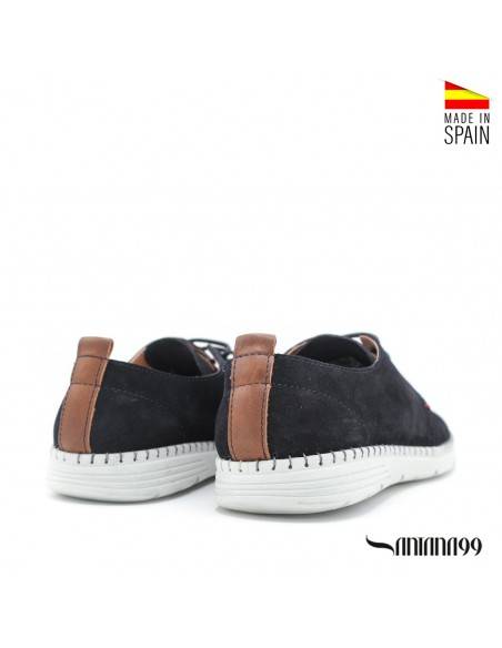 zapatos azul marino sport hombre
