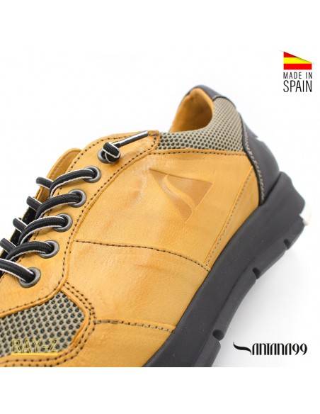 zapatillas de hombre amarillas