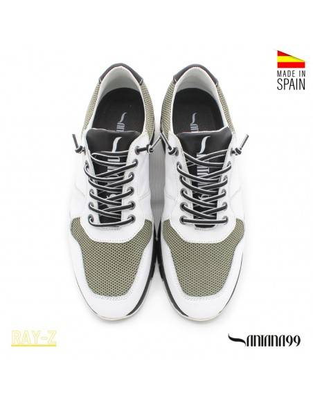 zapatillas casual hombre blancas