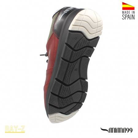 zapatillas de hombre rojas