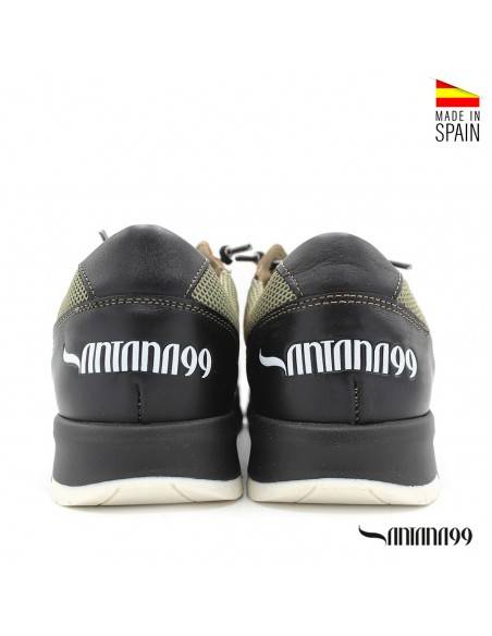 zapatos deportivos de piel para hombre