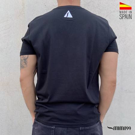 CAMISETA SANTANA99 REALISTIC NEGRA