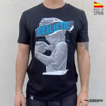 camiseta hombre algodon