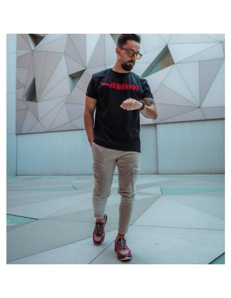 zapatillas casual rojas hombre