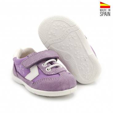 zapatillas violeta bebe niña