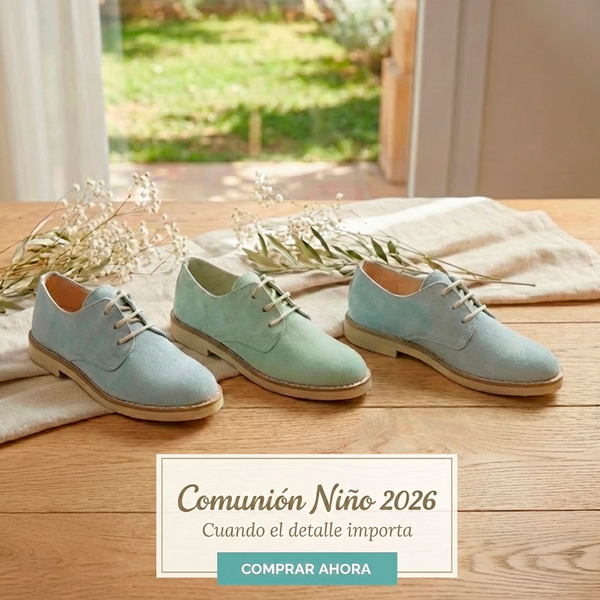 zapatos ni&ntilde;o comuni&oacute;n